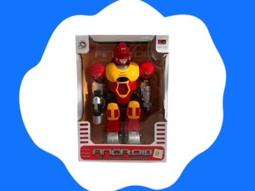 Robot Android Con Luz Led y Sonido Color Rojo