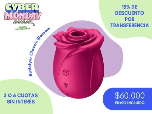 Succionador y Pulsador de Clítoris Recargable Bloosom By Satisfyer