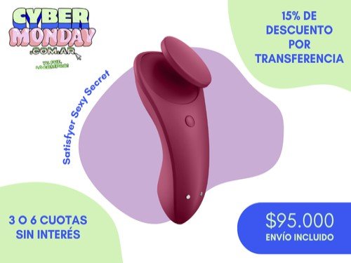 Vibrador para Ropa Interior con Iman via Bluetooth con App Satisfyer