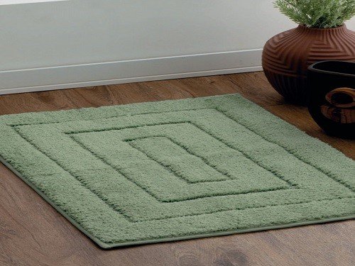 Alfombra De Baño Mullida Tipo Tapete Autodeslizante 50x70 Cm