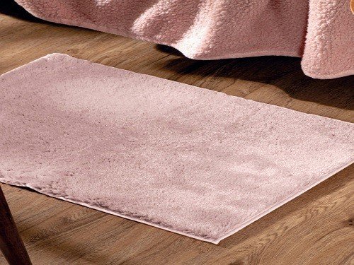 Alfombra De Baño Simil Chinchilla Antideslizante 50x70 Cm