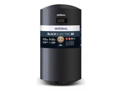 Termotanque Eléctrico Señorial Black 80 Litros