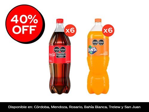 Coca Cola Original 1,5L x6 + Fanta  1,5L x6