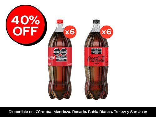 Coca Cola Original 2,25L x6 + Coca Cola Zero  2,25L x6