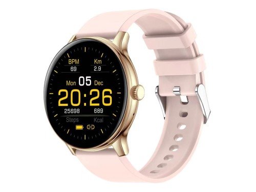 Smartwatch Nictom Nt06 Negro Bluetooth Atender Llamadas Rosa