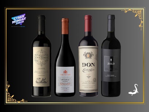 Vino Combo Mix Black (Enemigo Salentein Escorihuela Zolo)