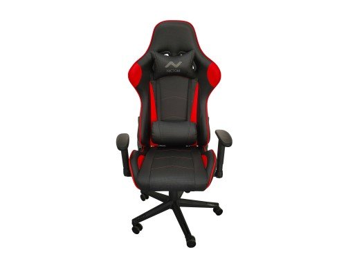 Silla Gamer Ergonómica Sg02 Nictom Pc Reclinable Rojo