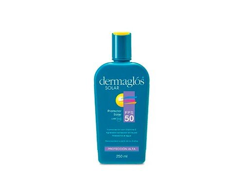 Dermaglós Protector Solar Fps50 Emulsión x 250ml.