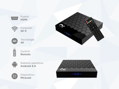 Convertidor Smart Tv Nictom 2gb Ram T2pro + Control Remoto