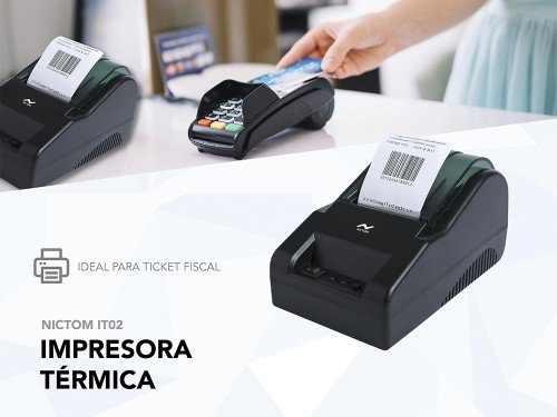 Impresora Térmica Nictom It02 Comandera Tickets Usb