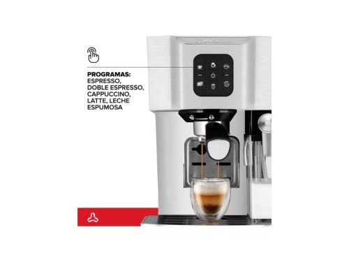 Cafetera Espresso Ultracomb Ce-6111 20 Bar Tactil Espumador Blanco