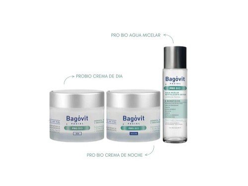 BAGOVIT - Kit Pro Bio Crema de Dia + Crema de Noche + Agua Micelar