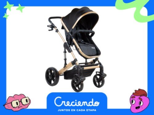 Cochecito Mega Baby Cuna Paseo Bebe Lanin Convertible