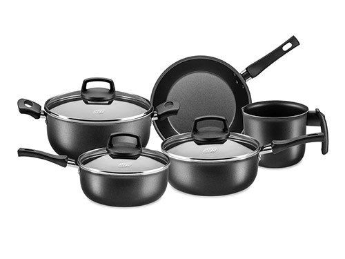 Set Batería de Cocina 5 Piezas Safira con Antiadherente MTA