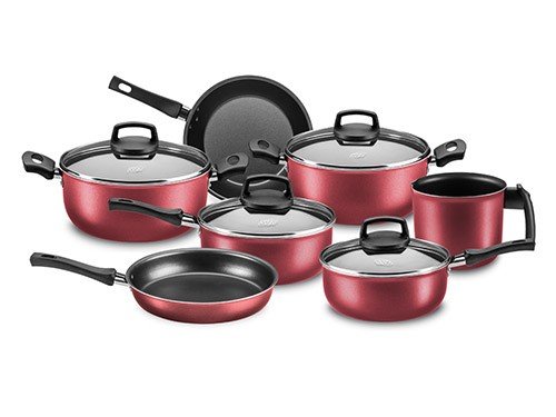 Set Batería de Cocina 7 Piezas Safira con Antiadherente MTA