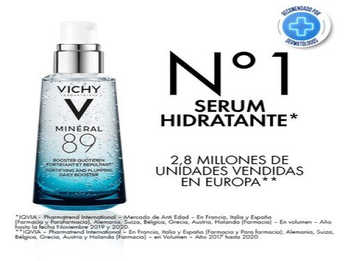 Mineral 89 Agua Termal Mineralizante + Acido Hialuronico 50Ml De Vichy