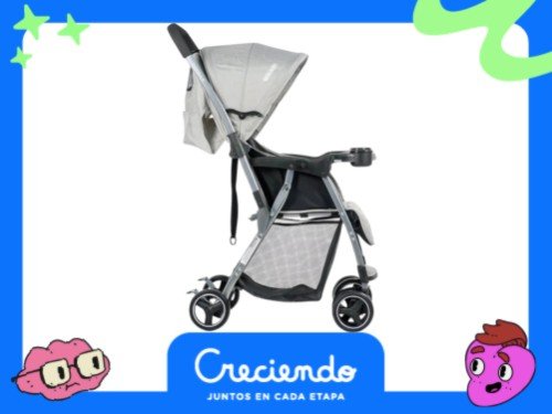 Coche Cuna Paseo Bebé Copahue Con Manillar Rebatible