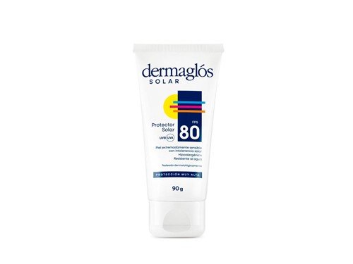 Protector Solar DERMAGLOS FPS 80 Crema 90g