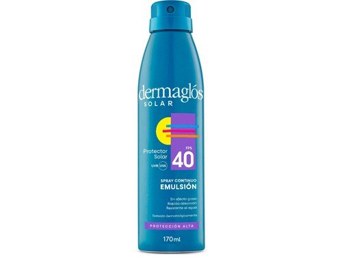 Protector Solar DERMAGLOS FPS 40 Spray Continuo 170ml