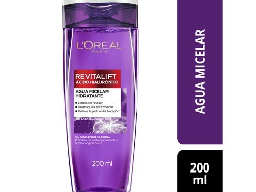 L'oréal Paris Revitalift Ácido Hialurónico Agua Micelar 200ml