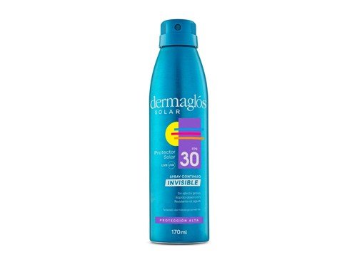 DERMAGLOS Protector Solar FPS 30 Spray Invisible 170ml