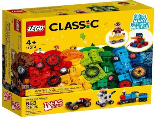 Lego Classic Ladrillos y Ruedas 11014