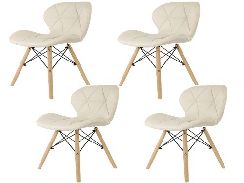 Silla Butterfly Beige x4