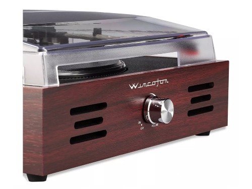 Bandeja Tocadiscos Vinilo Wincofon Vintage Winco Aux W408 Parlantes BT