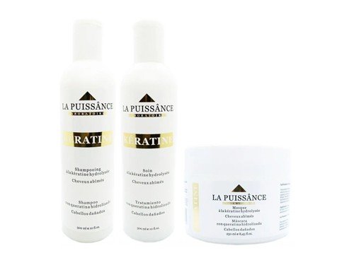 La Puissance Keratina Shampoo + Acondicionador + Máscara