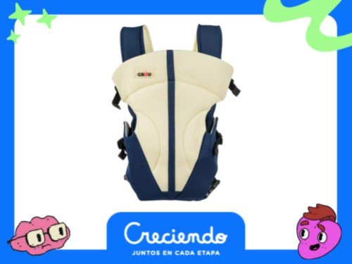 Mochila Porta Bebé Grou Ac9005 Reforzada Hasta 18 Meses