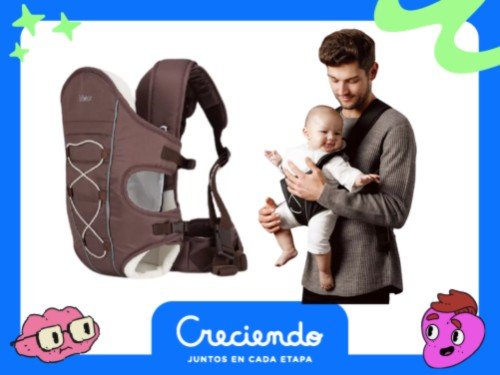 Mochila Porta Bebé Grou Ac809 Hasta 12kg Con 2 Posiciones