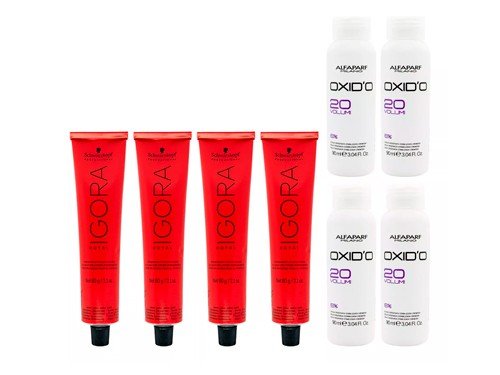 Schwarzkopf Igora Royal Kit X4 Tinturas + 4 Oxidantes Pelo