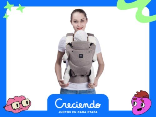 Mochila Porta Bebé Grou Multiposiciones Hasta 36 Meses