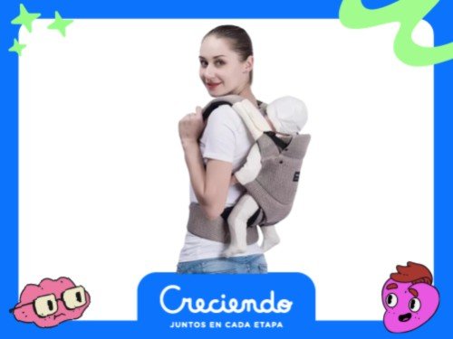 Mochila Porta Bebé Grou Multiposiciones Hasta 36 Meses