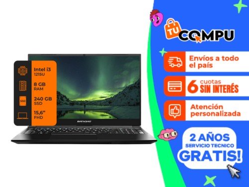 NOTEBOOK BANGHO 15 MAX L5 I3 1215U GEN 8GB SSD 240GB