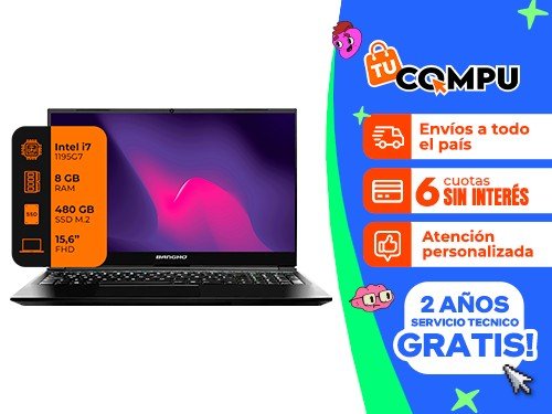 NOTEBOOK BANGHO 15 MAX L5 I7 1255U 8GB SSD 480GB FREE