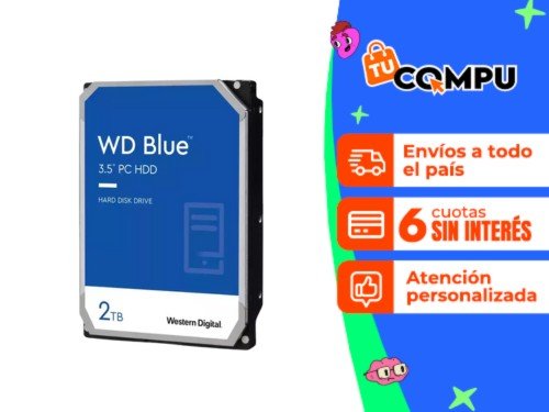 DISCO RIGIDO INTERNO WESTERN DIGITAL 2TB BLUE