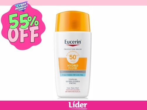 EUCERIN Fotoprotector Hydro Fluid FPS50 x 50 Ml.