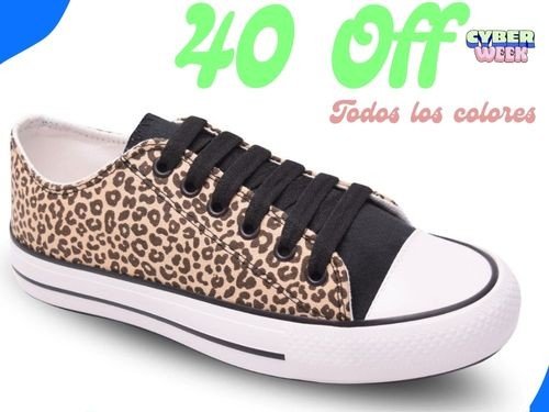 Nayree Denver 840 Animal Print-zapatilla De Lona