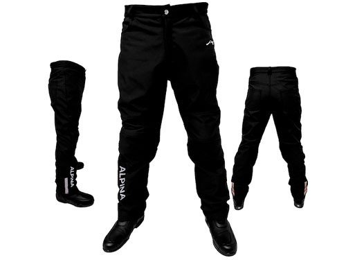 PANTALON MOTO TERMICO IMPERMEABLE PROTECCIONES ALPINA SOFTSHELL