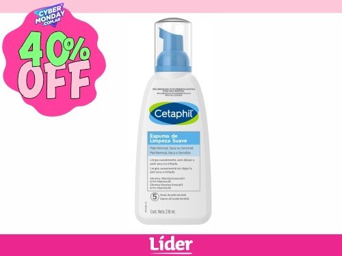 CETAPHIL Espuma de Limpieza Facial x 236 Ml.