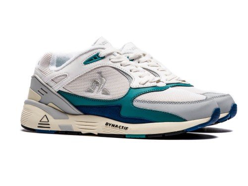 Zapatillas Le Coq Sportif Lcs R1100 Og Blanco Azul Verde Deportivas