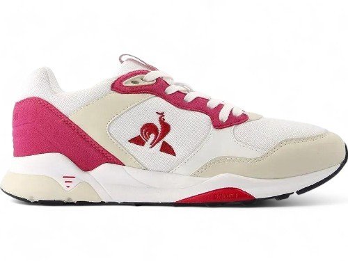 Zapatillas Mujer Le Coq Sportif Lcs R500 Blanco Rosa Deportivas