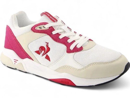 Zapatillas Mujer Le Coq Sportif Lcs R500 Blanco Rosa Deportivas