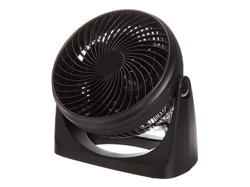 Ventilador De Piso turbo mesa Electro Point P512 Negro 12" De Diámetro