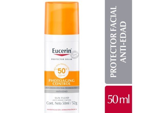 Fluido Antiedad Sun Para Todo Tipo de Piel Fps 50 50 ml Eucerin