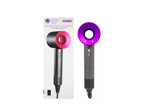 Ksm Beauty Secador De Pelo Inteligente Hd 1600 Violeta