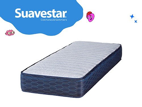 Colchón Suavestar Bluestar 190x080 1 Plaza