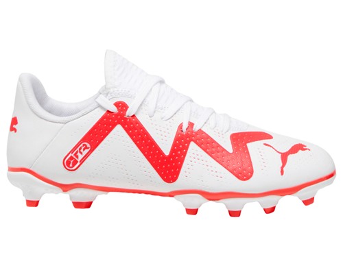 Botines Puma Future Play Jr Futbol Fg Blancos