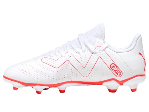 Botines Puma Future Play Jr Futbol Fg Blancos